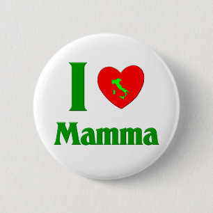 Badge Rond 5 Cm J'aime la maman
