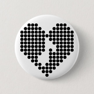 Badge Rond 5 Cm J'aime la musique