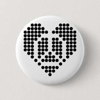 Badge Rond 5 Cm J'aime la paix