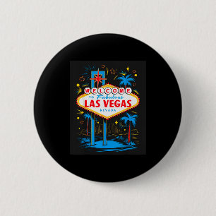 Badge Rond 5 Cm J'aime Las Vegas Nevada City Vegas Souvenir Las Ve