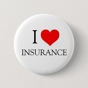 BADGE ROND 5 CM J'AIME L'ASSURANCE