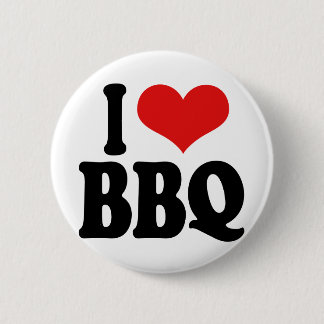 Badge Rond 5 Cm J'aime le BBQ