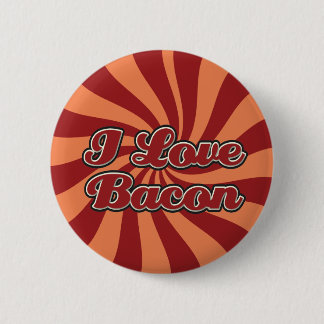 Badge Rond 5 Cm J'aime le bouton de lard