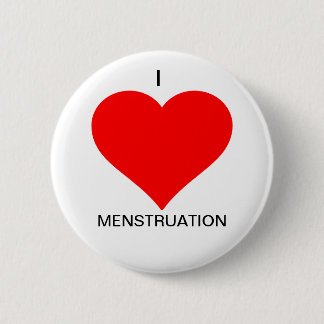 Badge Rond 5 Cm J'aime le bouton de Mesntruation