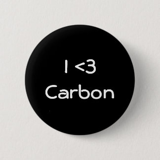Badge Rond 5 Cm J'aime le carbone
