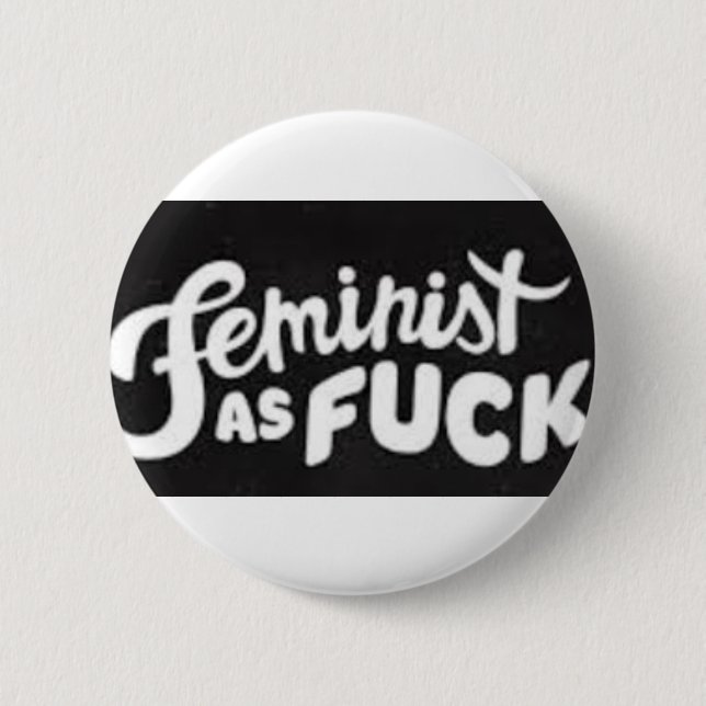 Badge Rond 5 Cm j'aime le féminisme (Devant)