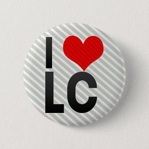 Badge Rond 5 Cm J'aime le LC