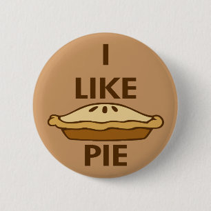 Badge Rond 5 Cm J'aime le tarte