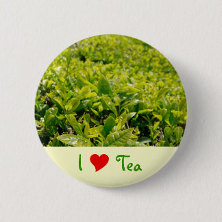 Badge Rond 5 Cm J'aime le thé