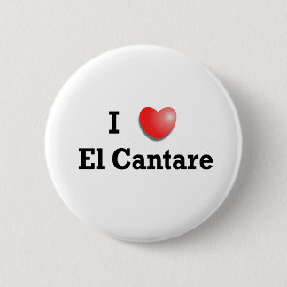 Badge Rond 5 Cm J'aime l'EL Cantare