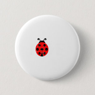 Badge Rond 5 Cm J'aime les coccinelles Insecte mignon Chéri Petite