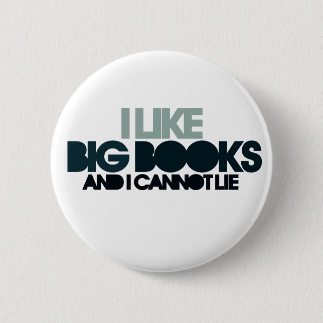 Badge Rond 5 Cm J'Aime Les Grands Livres (Devant)