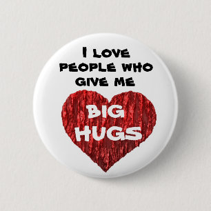Badge Rond 5 Cm J'aime les personnes qui me donnent de grandes