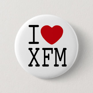 Badge Rond 5 Cm J'aime l'insigne de XFM