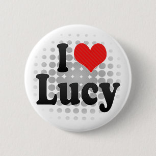 Badge Rond 5 Cm J'aime Lucy