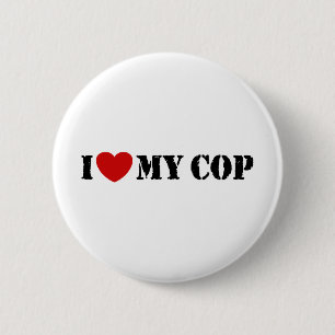 Badge Rond 5 Cm J'Aime Ma Coupe