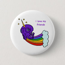 j'aime mes amis bouton octopus