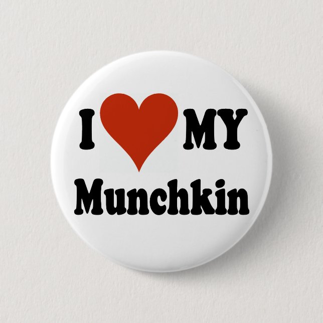 Badge Rond 5 Cm J'aime mes marchandises de Munchkin (Devant)