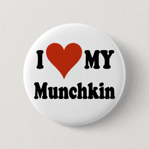 Badge Rond 5 Cm J'aime mes marchandises de Munchkin