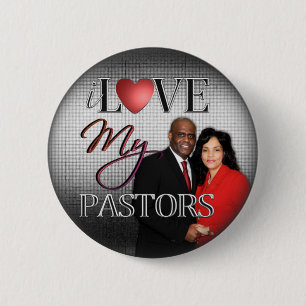 Badge Rond 5 Cm J'aime mes pasteurs
