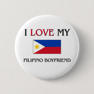Badge Rond 5 Cm J'aime mon ami philippin