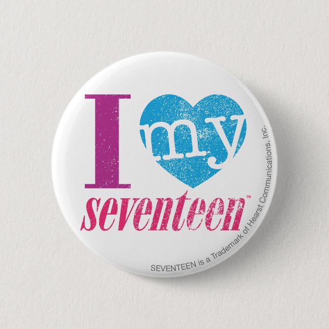 Badge Rond 5 Cm J'aime mon Aqua 17 (Devant)