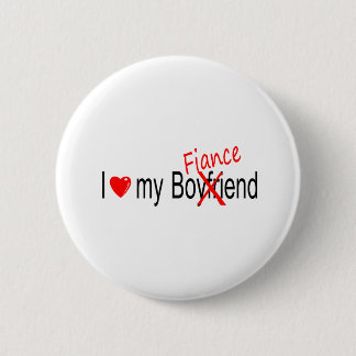 Badge Rond 5 Cm J'aime mon fiancé