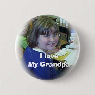 Badge Rond 5 Cm J'aime mon grand-papa