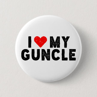 Badge Rond 5 Cm J'aime mon Guncle.