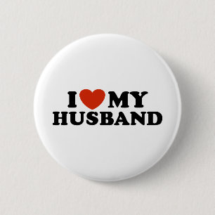 Badge Rond 5 Cm J'Aime Mon Mari