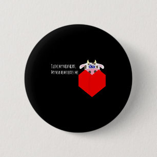 Badge Rond 5 Cm J'aime mon nouveau patient cardiaque à valvule de