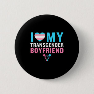 Badge Rond 5 Cm J'aime mon petit ami transgenre Fierté LGBT Valent