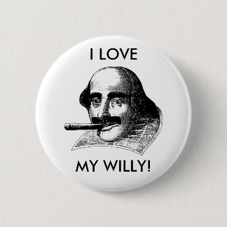 BADGE ROND 5 CM J'AIME MON WILLY !