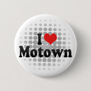 Badge Rond 5 Cm J'aime Motown