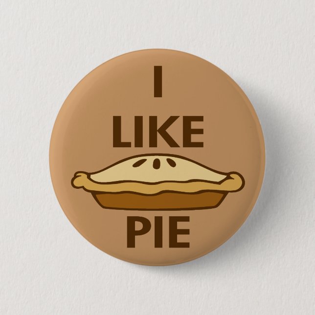 Badge Rond 5 Cm J'Aime Pie (Devant)