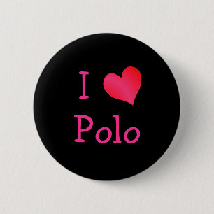 Badge Rond 5 Cm J'aime Polo