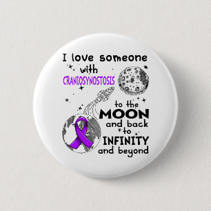 Badge Rond 5 Cm J'aime quelqu'un qui a la conscience de la cranios
