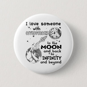 Badge Rond 5 Cm J'aime quelqu'un qui est sensibilisé à l'ostéop