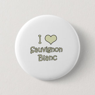 Badge Rond 5 Cm J'aime Sauvignon Blanc