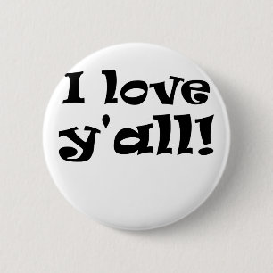 Badge Rond 5 Cm J'aime Yall