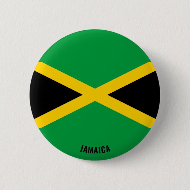 Badge Rond 5 Cm Jamaica Flag Charming Patriotic Button (Devant)