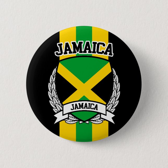 Badge Rond 5 Cm Jamaïque (Devant)