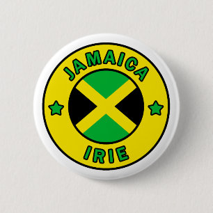 Badge Rond 5 Cm Jamaïque Irie