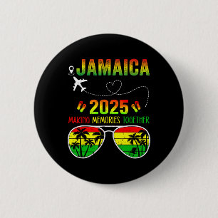 Badge Rond 5 Cm Jamaïque Réunion familiale 2025 Faire des souvenir