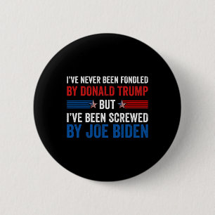 Badge Rond 5 Cm Jamais Été Fondé Par Donald Trump Mais Joe Biden 2