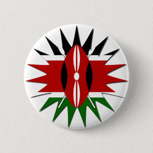 Badge Rond 5 Cm Jambo Kenya Hakuna Matata
