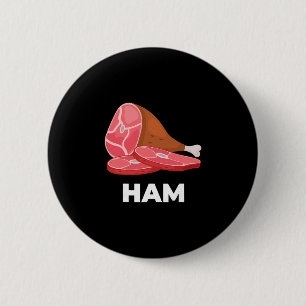 Badge Rond 5 Cm Jambon Assortiment de plats Nourriture Costumes No