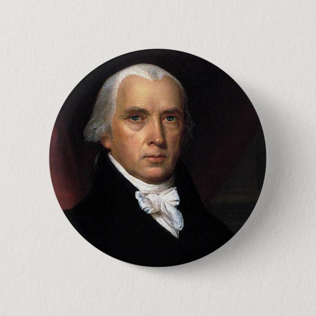 Badge Rond 5 Cm James Madison (Devant)