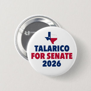 Badge Rond 5 Cm James Talarico pour le Sénat Élection 2026 Texas