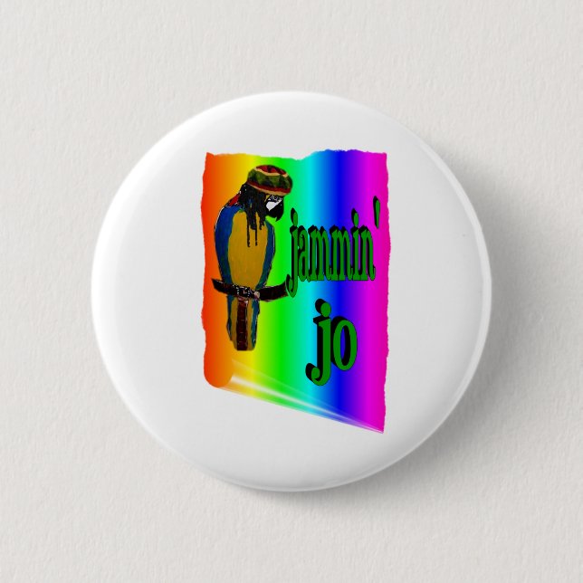 Badge Rond 5 Cm Jammin' Jo (Devant)
